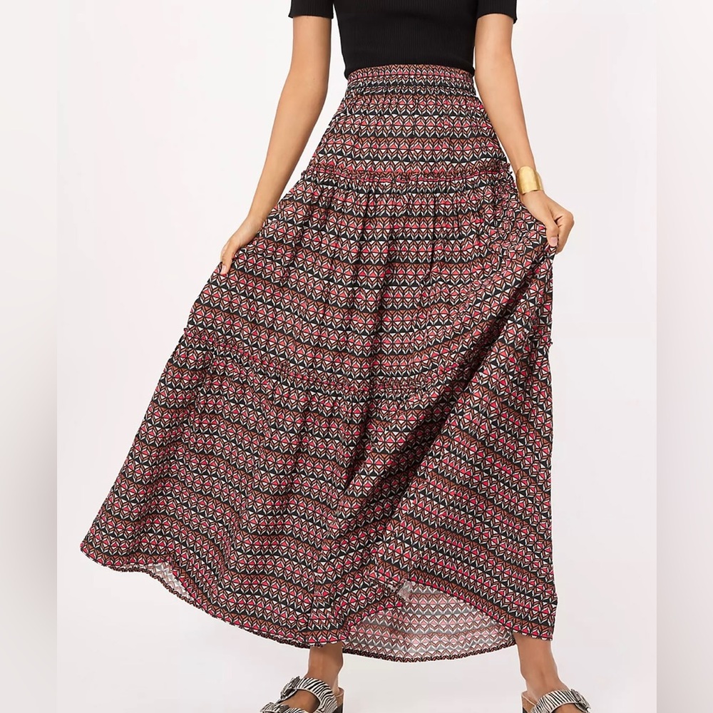 SOLD-NWT- Anthropologie FARYA TIERED MAXI SKIRT